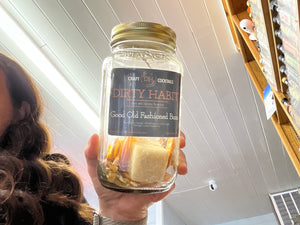 Dirty Habit craft cocktails (mason jars)