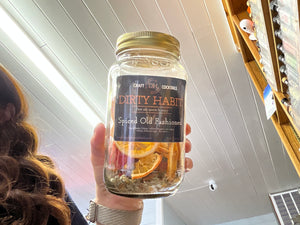 Dirty Habit craft cocktails (mason jars)