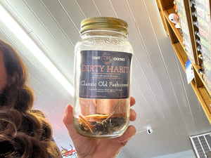 Dirty Habit craft cocktails (mason jars)